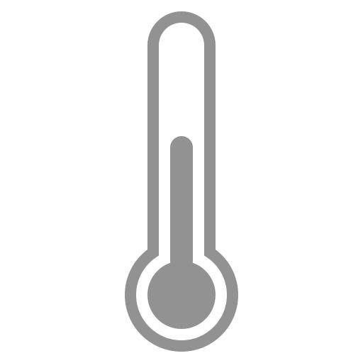 Thermometer, half icon