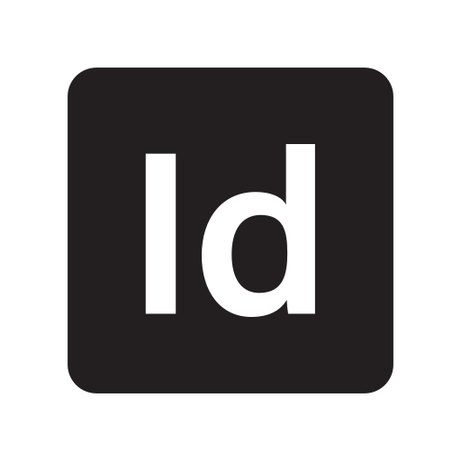 Adobe, extension, file, format, indesign icon