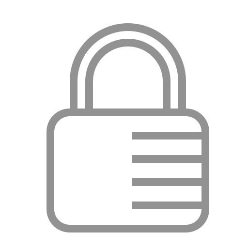 Lock, combination icon