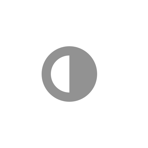 Moon, half icon