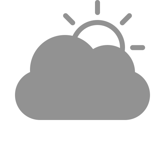 Sun, cloud, rain icon