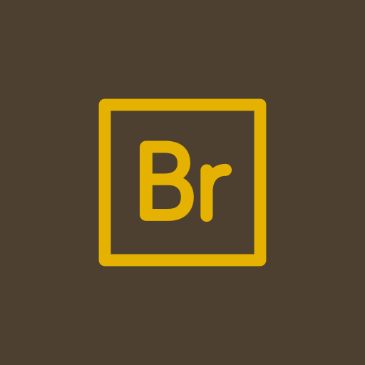 Adobe, bridge, encore icon