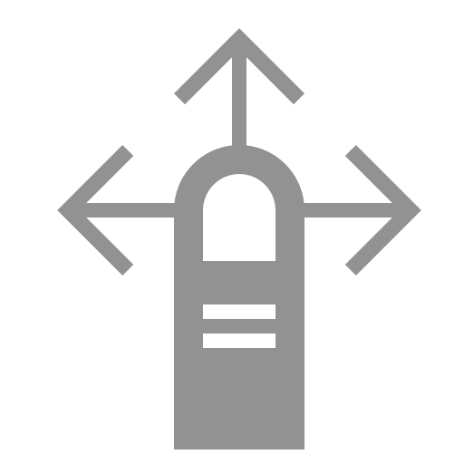 Finger, swipe icon