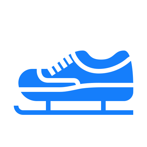 Skate, ice icon