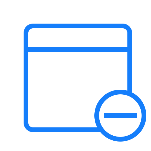 Note, remove icon