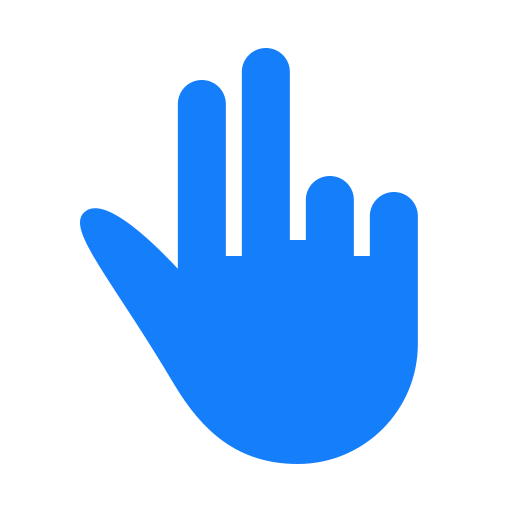 Fingers, two icon