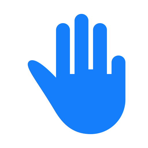 Three, fingers icon