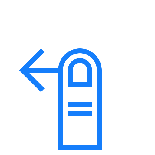 Finger, left, swipe icon