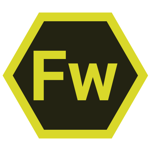 Adobe, fw, hexa, tool icon