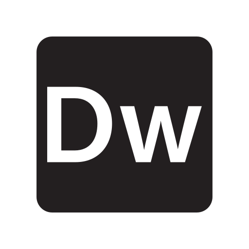 Adobe, dreamweaver, extension, file, format icon