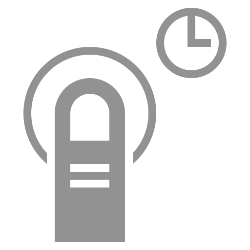 Finger, hold, tap icon