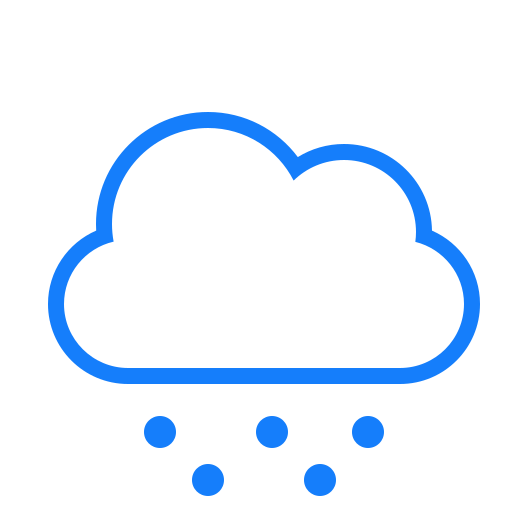 Cloud, snow icon