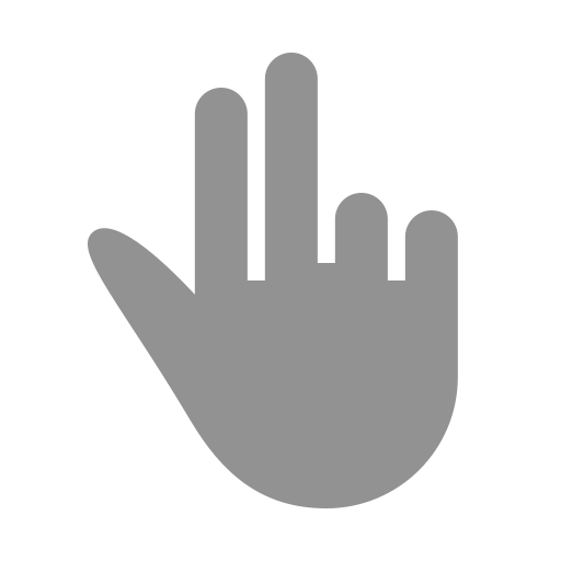 Fingers, two icon