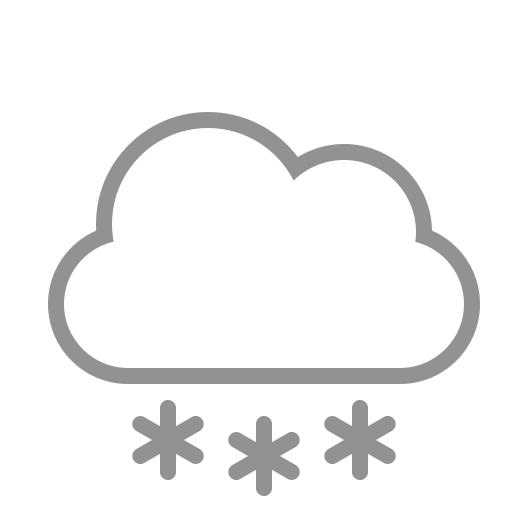 Snowflakes, cloud icon