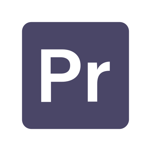 Adobe, extension, file, format, preimere icon
