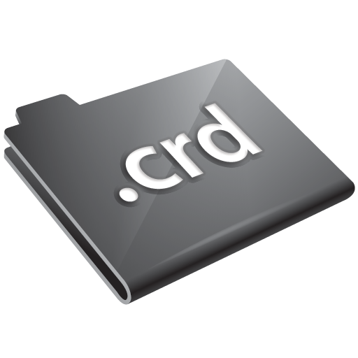 Crd, grey icon