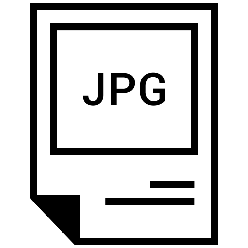 Extension, file, file format, jpg icon