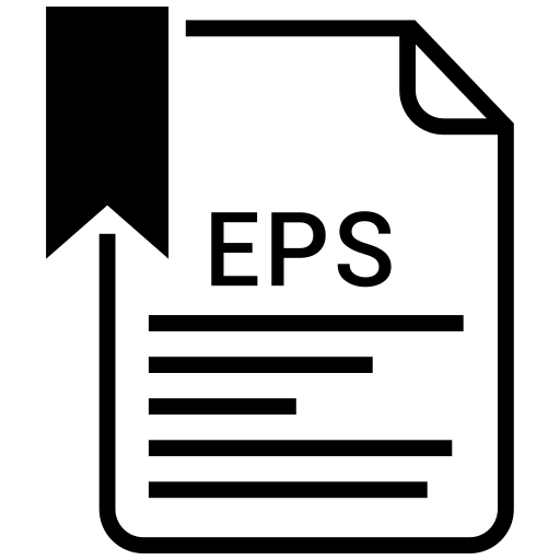 Eps, extensiom, file, file format icon