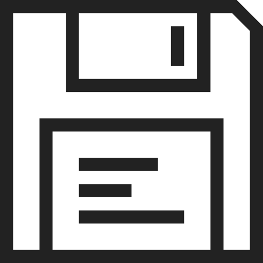 Disk, floppy, save, storage, data icon
