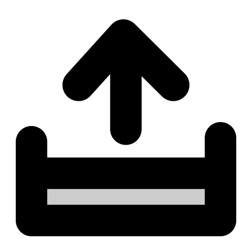 Upload, file, storage icon