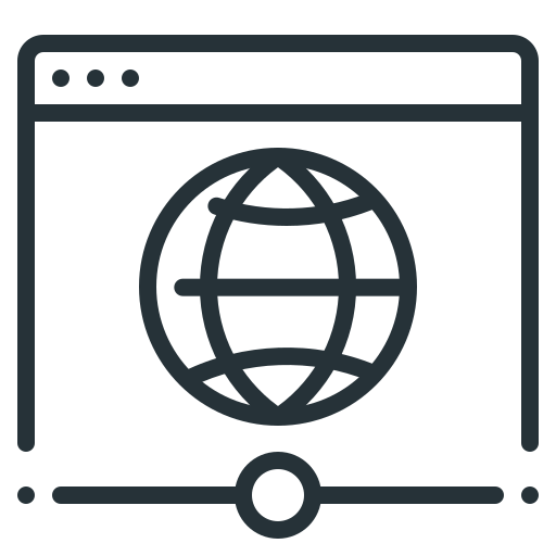 Browser, global, globe, network, planet, web site, webpage icon