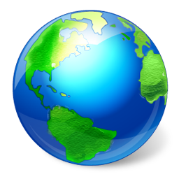 Browser, earth, internet, world icon