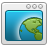 Browser, embed, share, world icon