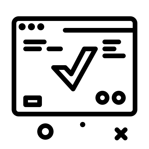 Positive, browser, status icon