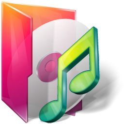 Aurora, folder, itunes, music icon