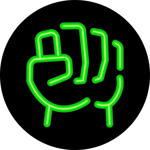 Fist, power, smash, superhero icon