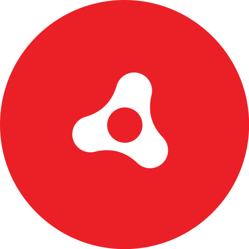 Adobe, air, round icon