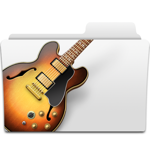 Garageband, folder, music, guitar, bass, musicworld, jazz icon