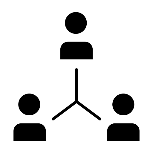Company, cooperation, group, hierarchy, people, structure, team icon