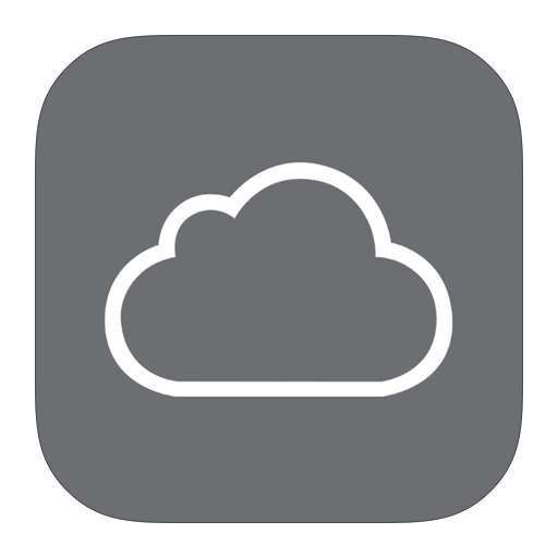 Metroui, icloud icon