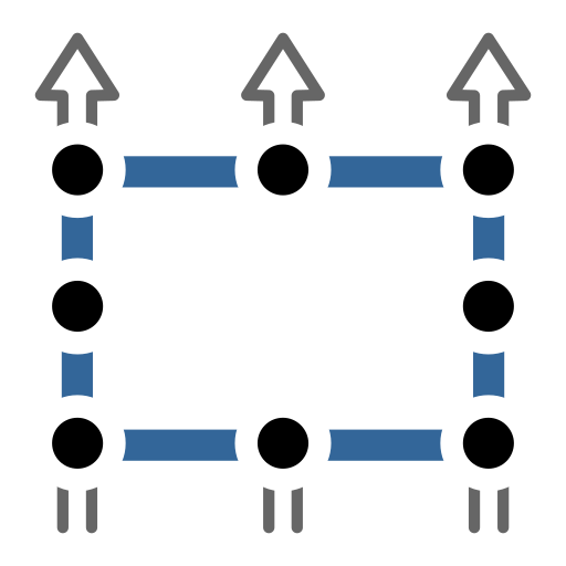 Group, move, square, strategic, tactic icon