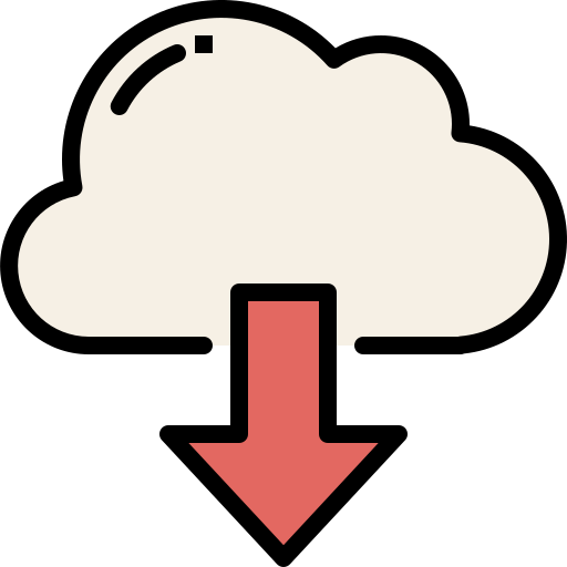 Application, cloud, download, mobile, smartphone, ui, user interface icon