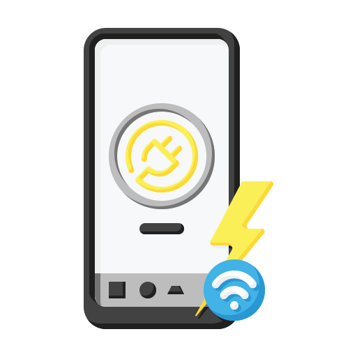 Electricity, monitoring, smart home, smartphone icon