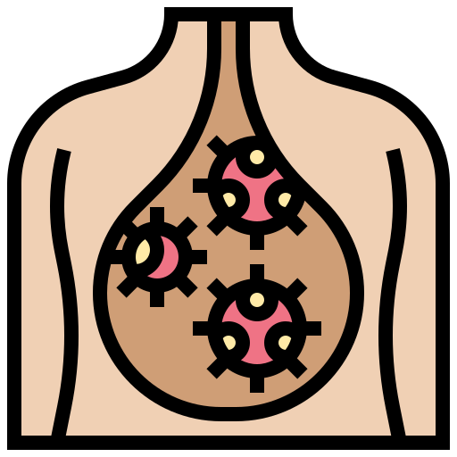 Bacterium, cell, coronavirus, covid-19, infect, virus icon