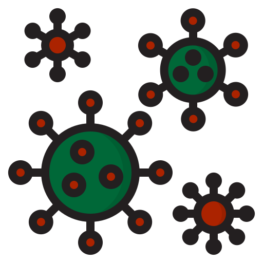 Cell, corona, coronavirus, covid19, virus icon