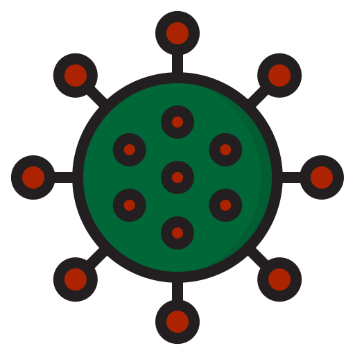 Cell, corona, coronavirus, covid19, virus icon