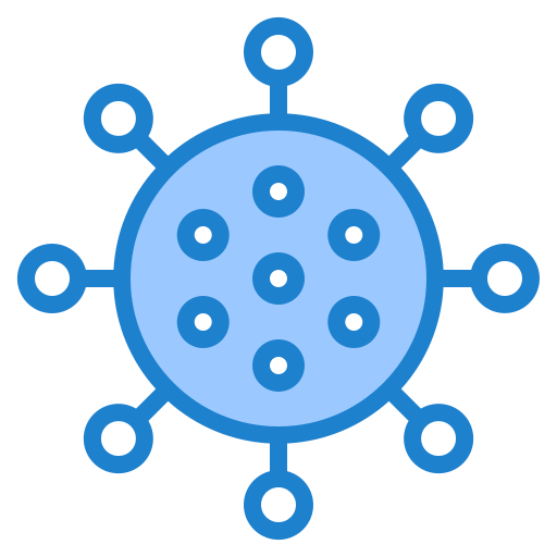 Cell, corona, coronavirus, covid19, virus icon