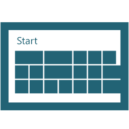 Start, windows, screen icon