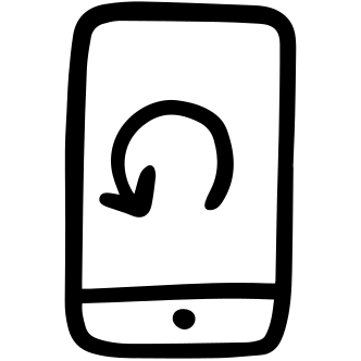 Screen, rotate icon