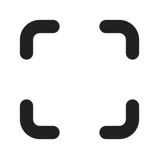 Ic, fluent, full, screen, maximize, filled icon