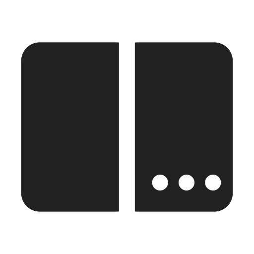 Ic, fluent, dual, screen, pagination, filled icon
