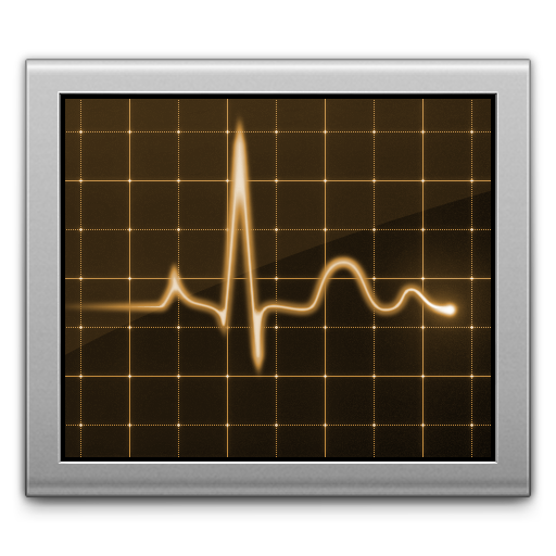 Activity monitor, screen icon