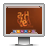 Screen, addicted, to, coffee icon