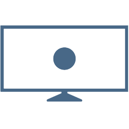 Tv, recorded icon