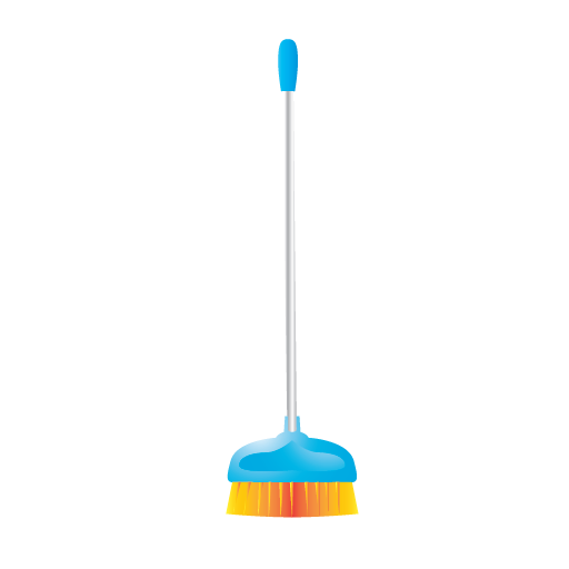Broom, cleaning, janitor icon