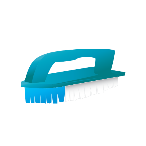 Brush, cleaning, janitor icon